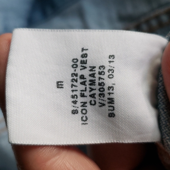 Gap 1969 Denim Vest Size Medium - Picture 9 of 10